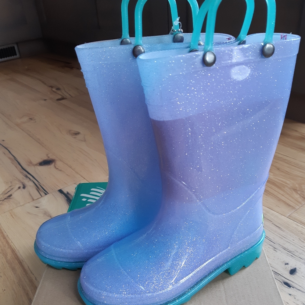 Girls Light Up Rain Boots